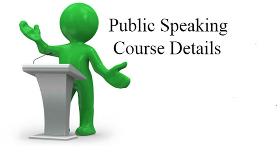 Public Speaking Course Details