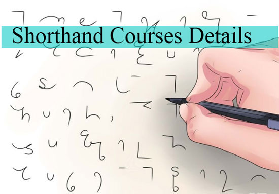 Shorthand Courses Details
