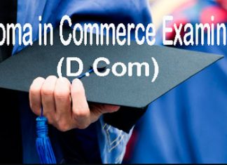 Diploma in Commerce Examination