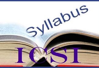 ICSI Syllabus
