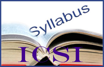 ICSI Syllabus