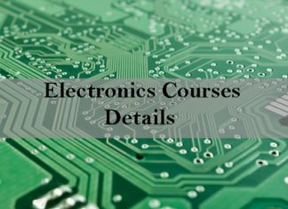 Electronics Courses Details