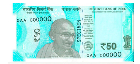 New Rs 50 Note Image