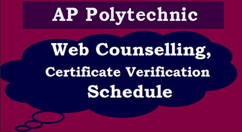 AP Polytechnic Counselling