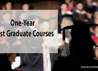 One year Post Graduate Courses