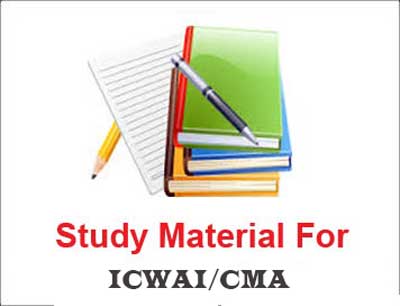 CMA Study Material