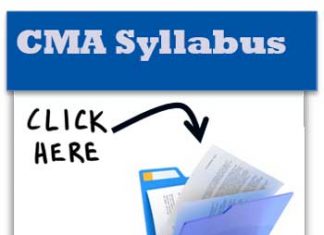 CMA Syllabus 2017 Pdf