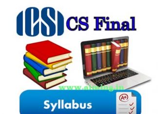 CS Final Syllabus