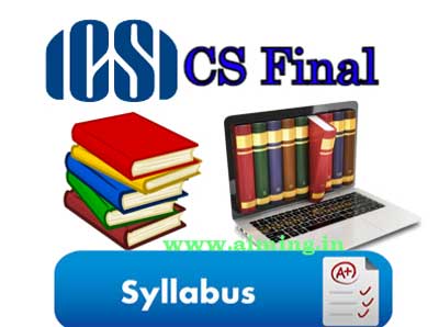 CS Final Syllabus