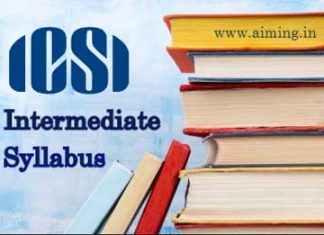 CS Intermediate Syllabus
