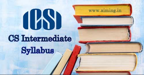CS Intermediate Syllabus