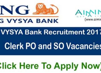 ING VYSYA Bank Recruitment