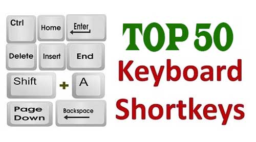 Keyboard Shortcut Keys for Windows