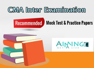 CMA Inter Mock Test Papers