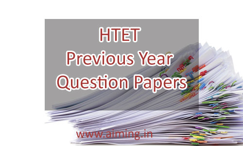 HTET Previous Year Question Papers
