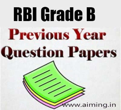 RBI Grade B Previous Year Question Papers