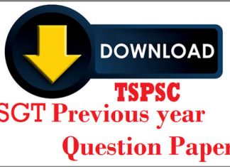 TSPSC DSC SGT Previous Papers