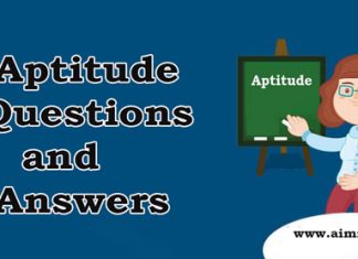 Aptitude Questions and Answers