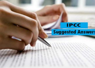 IPCC Suggested Answers