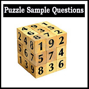 Puzzle Sample Questions