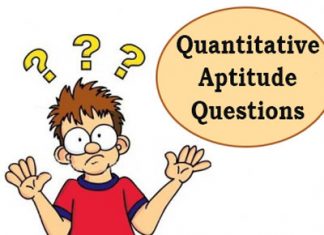 Quantitative Aptitude Questions