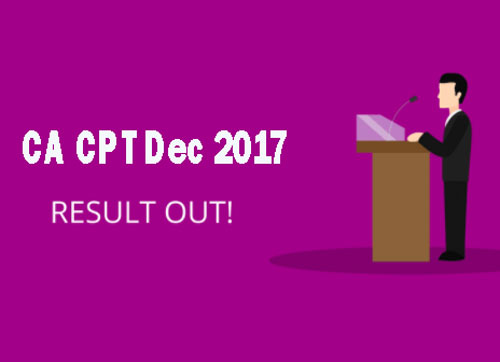 CA CPT Dec 2017 Result