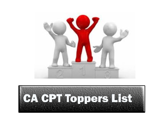 CA CPT Toppers List