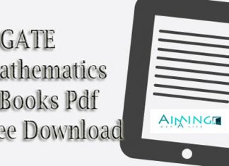 GATE Mathematics E-Books Pdf Free Download