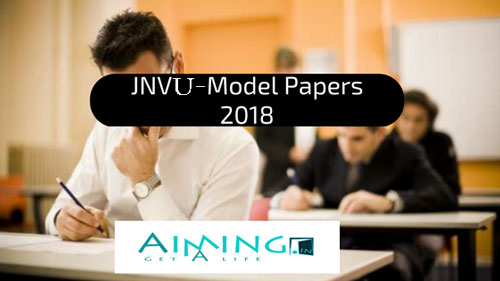 JNVU Solved Question Papers