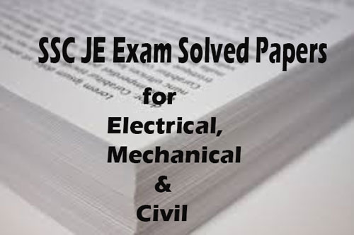 SSC JE Exam Solved Papers