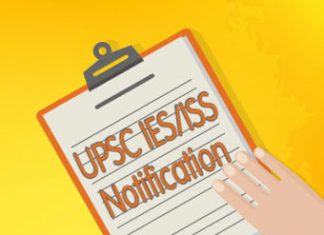 UPSC IES/ISS 2019 Notification