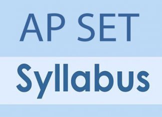 AP SET Syllabus