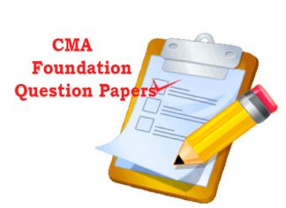 CMA Foundation Question Papers