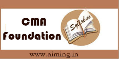 CMA Foundation Syllabus