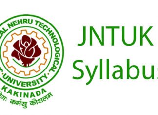 JNTUK Syllabus Books