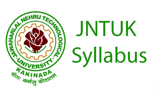 JNTUK Syllabus Books