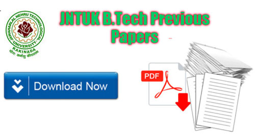 JNTUK B.Tech Previous Papers