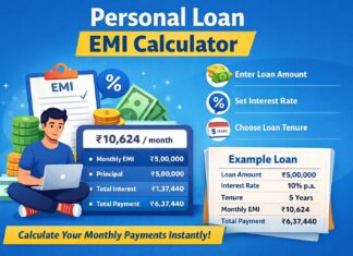 Personal Loan EMI Calculator