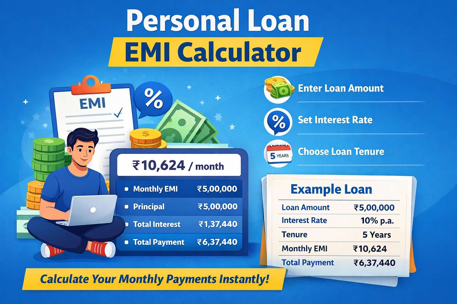 Personal Loan EMI Calculator